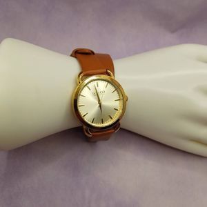 SO & CO New York NWOT genuine leather wrap watch - Working and has new battery